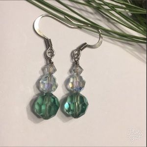 New Swarovski crystals earrings .